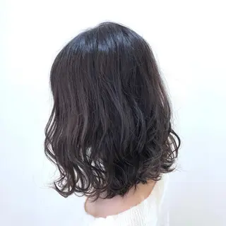 ミディアム カラー 🌈ぷる艶カラー🌈 髪質改善👑柳沼尚貴のヘアスタイル