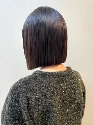 ショート SAUT銀座所属・石川玲菜/ 髪質改善ボブ/メンズのヘアスタイル