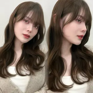カラー 韓国𝐇𝐚𝐢𝐫 ♡𝐦𝐚𝐨♡のヘアスタイル