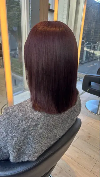 カラー miyu/ボブ/ 透明感カラー/栄のヘアスタイル