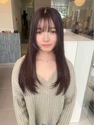 ロング カラー LOREN AO所属・名古屋透明感カラー /LOREN RIOのヘアスタイル