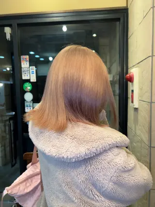 ミディアム カラー ヘアアレンジ SHIAN八王子所属・SHIAN 八王子 🍑すずかのヘアスタイル