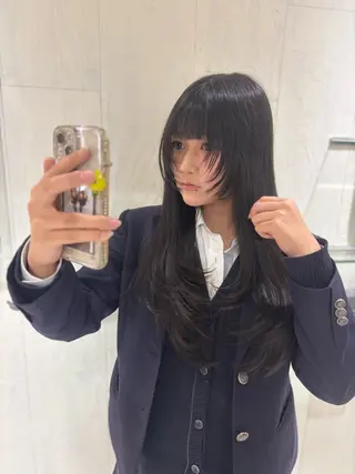 ロング yui🥀/ボブ /暖色/レディースのヘアスタイル