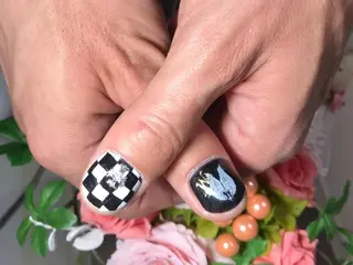 メンズ ネイル アップネイル 芦田のネイルデザイン