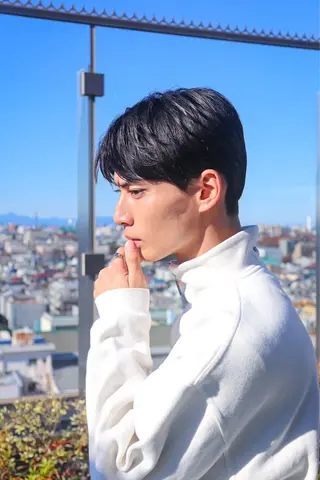 メンズ シャドウパーマ/ 波巻きパーマ/三鷹のヘアスタイル