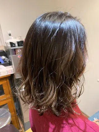 ミディアム カラー Hair resort Aiのヘアスタイル