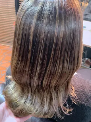 ミディアム 韓国ヘア/レイヤー 🇰🇷/艶髪/長橋のヘアスタイル