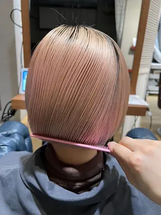 ミディアム カラー アティリー 西梅田のヘアスタイル