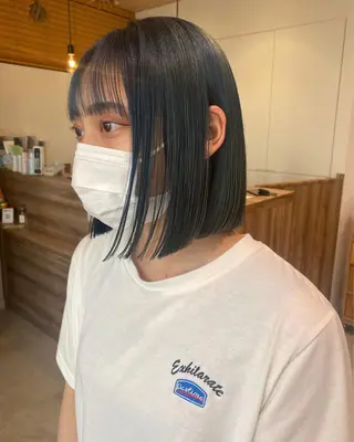 ショート カラー パーマ指名No1 /namiのヘアスタイル