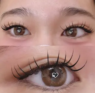 マツエク・マツパ MignonS こはるのヘアスタイル