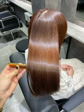 セミロング 🦉静かに過ごしたい 方、個室席🦉タナカのヘアスタイル