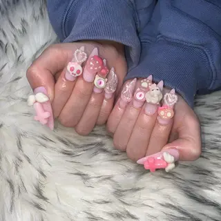 ネイル la vie  Luire所属・la vie Luire ｱｽｶのネイルデザイン