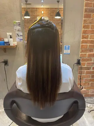 ロング 佐藤/本物志向の 髪質改善サロンのヘアスタイル