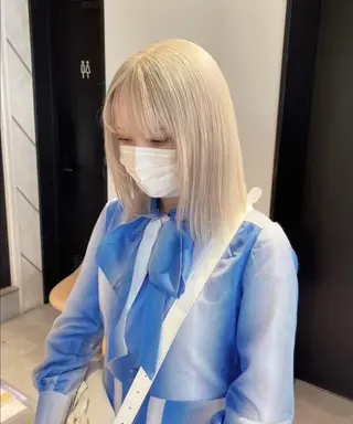 ロング カラー パーマ ヘアアレンジ メンズ キッズ ネイル マツエク・マツパ アイブロウ カラーソムリエ認定 茶屋町Eir岩本のヘアスタイル