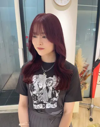 ロング カラー ParveMix 🌝🫧山本 玲南のヘアスタイル