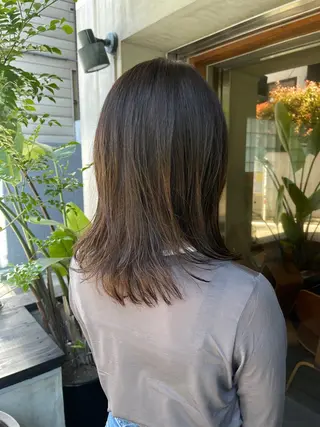 ミディアム BLESS所属・sawahata mariaのヘアスタイル