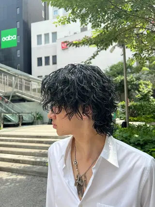 パーマ メンズ 当日予約⭕️ fifth渋谷太田のヘアスタイル