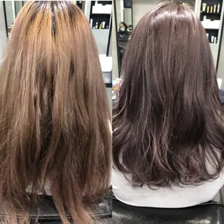 セミロング カラー レイヤー×髪質改善✨ 渋谷/佐藤侑哉のヘアスタイル