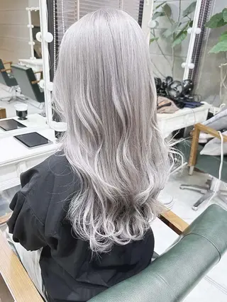 ヘアアレンジ カラー ロング Days 透明感カラーのヘアスタイル