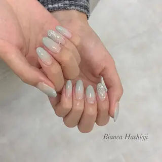 ネイル Bianca長津田 Mukae⋆.✶🖤のネイルデザイン