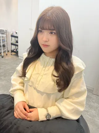 セミロング カラー kanato🇰🇷 【札幌韓国ヘア】のヘアスタイル