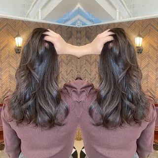 ロング カラー tocca 💜石田愛結💜のヘアスタイル