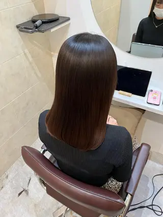 セミロング 【髪質改善　艶髪】 布川　莉穂のヘアスタイル