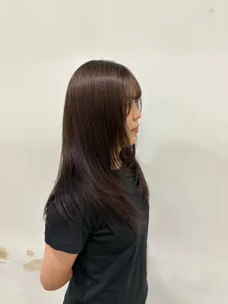 ロング カット🇰🇷毛流れ パーマ/ジュンエイのヘアスタイル