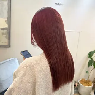 カラー Mio｜ぱつっとボブ ｜髪質改善ストレートのヘアスタイル