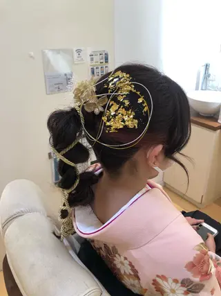 ヘアアレンジ 髪質改善春間 慶康のヘアスタイル