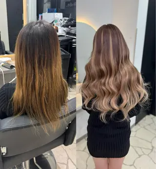 ロング カラー Lapis シオンのヘアスタイル