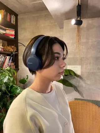 ショート カラー 水田 帆波のヘアスタイル