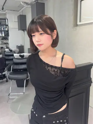 ショート Halo所属・玖須 綾音 /柔らかい海外ヘア♡のヘアスタイル