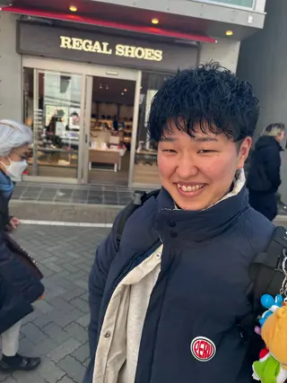 パーマ メンズ 池田理紗/メンズ カット/切りっぱなしのヘアスタイル