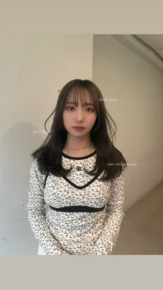 セミロング Miku❇️ フェイスレイヤーのヘアスタイル