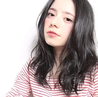 ロング 中山 丈也のヘアスタイル