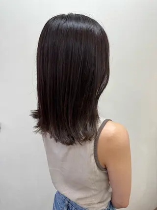 ミディアム カラー μ.Akane所属・μ Akaneのヘアスタイル
