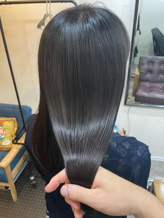 セミロング カラー SUN GLOW サングロウ所属・水素トリートメント/ 髪質改善/ナカノメのヘアスタイル