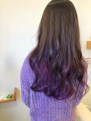 ロング カラー 牧野 佳樹のヘアスタイル