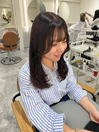 ロング カラー HONDA KANONのヘアスタイル