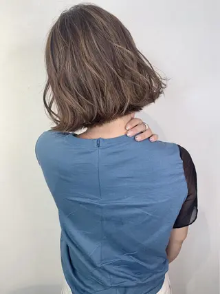 ショート カラー パーマ _ WHITE三宮店のヘアスタイル