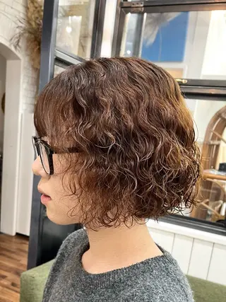 ミディアム パーマ YUIMARL 倉敷店🌸SAEのヘアスタイル