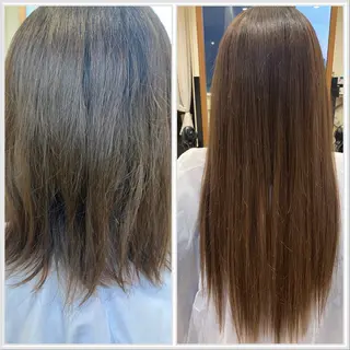 ミディアム エクステブリーチ矯正 griFFicaのヘアスタイル