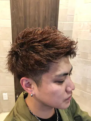 カラー パーマ メンズ 💈大人の渋髪💈 店長　大橋侑弥のヘアスタイル
