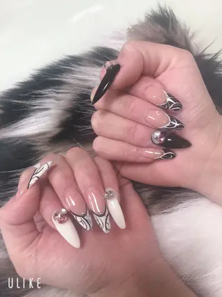 ロング ネイル 大田 美笛香のネイルデザイン