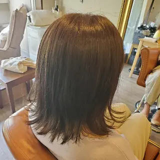 ミディアム カラー spa hair  ark 富井直美のヘアスタイル