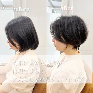 ショート newline銀座所属・銀座ショート/ 大人ショート/金子涼のヘアスタイル