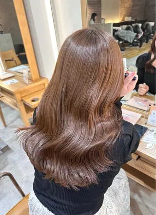 ロング カラー 福崎 真奈のヘアスタイル