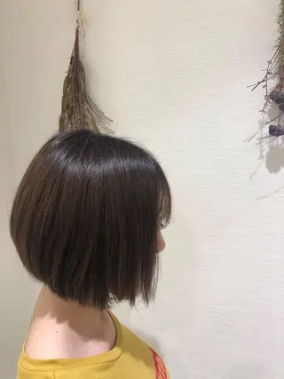 ショート カラー 縮毛矯正/髪質改善✂ 石川由紀乃のヘアスタイル
