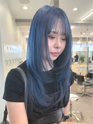 セミロング cinq PROJECT所属・ハイトーン/ブリーチ 🐈‍⬛【Ryo】のヘアスタイル